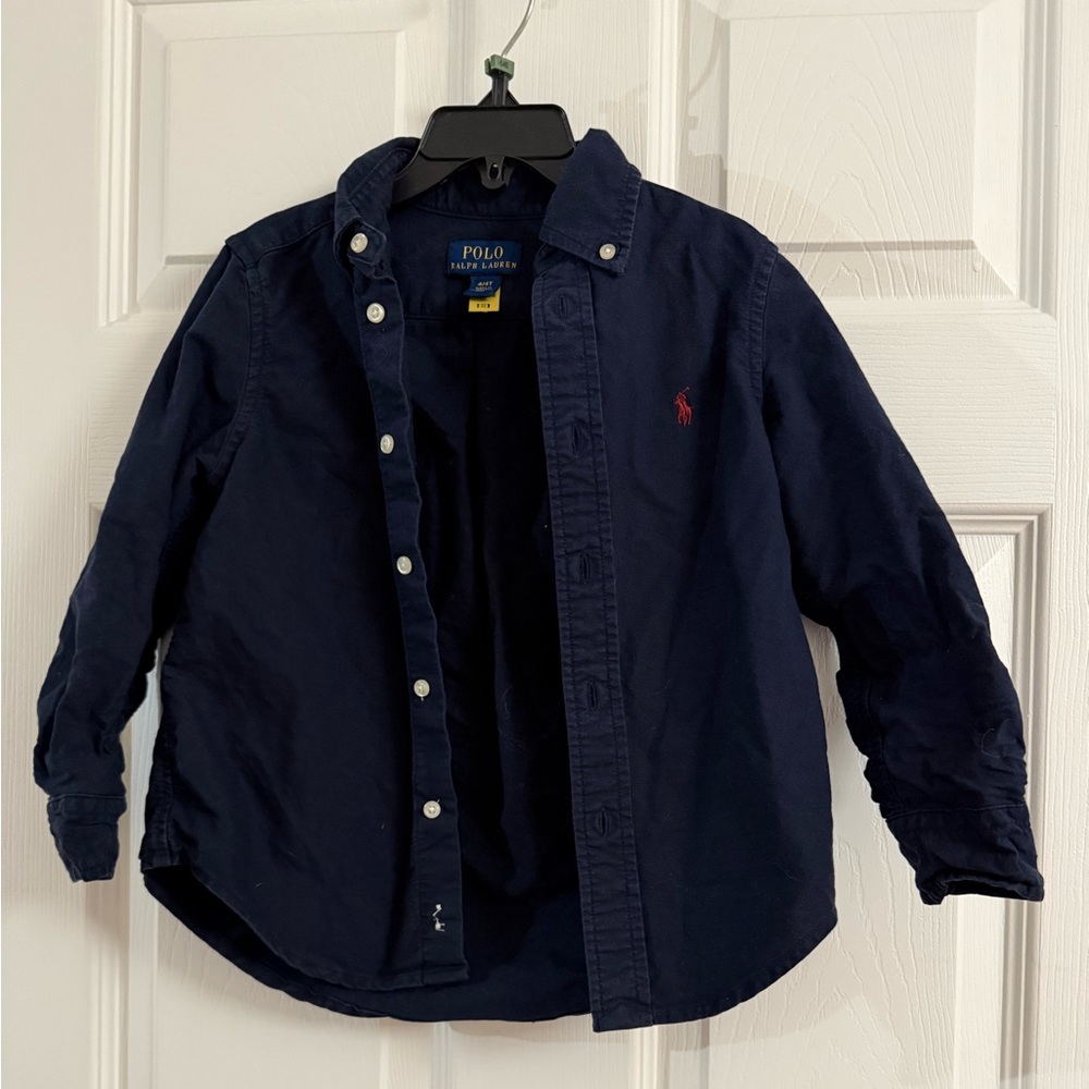 Ralph Lauren navy Oxford shirt